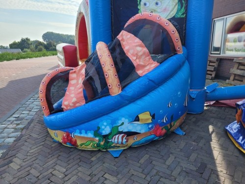 Springkussen Mini walvis met slide